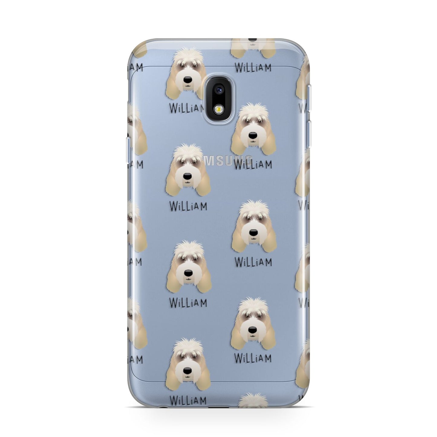 Grand Basset Griffon Vendeen Icon with Name Samsung Galaxy J3 2017 Case