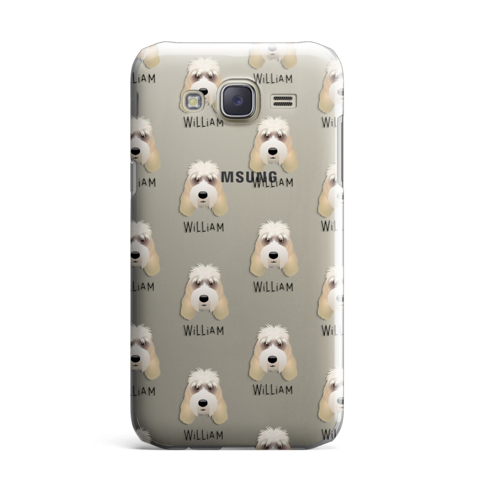 Grand Basset Griffon Vendeen Icon with Name Samsung Galaxy J7 Case