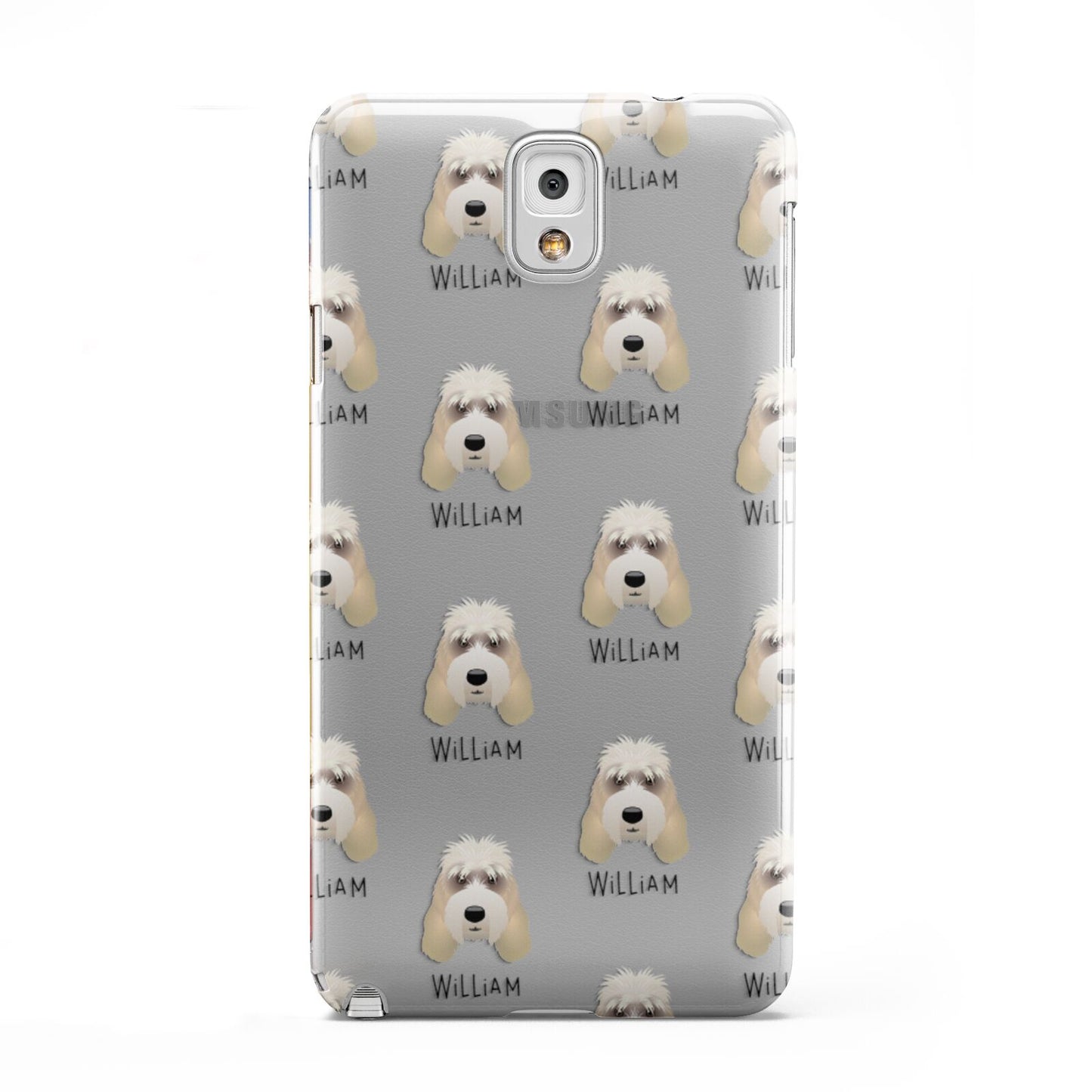 Grand Basset Griffon Vendeen Icon with Name Samsung Galaxy Note 3 Case