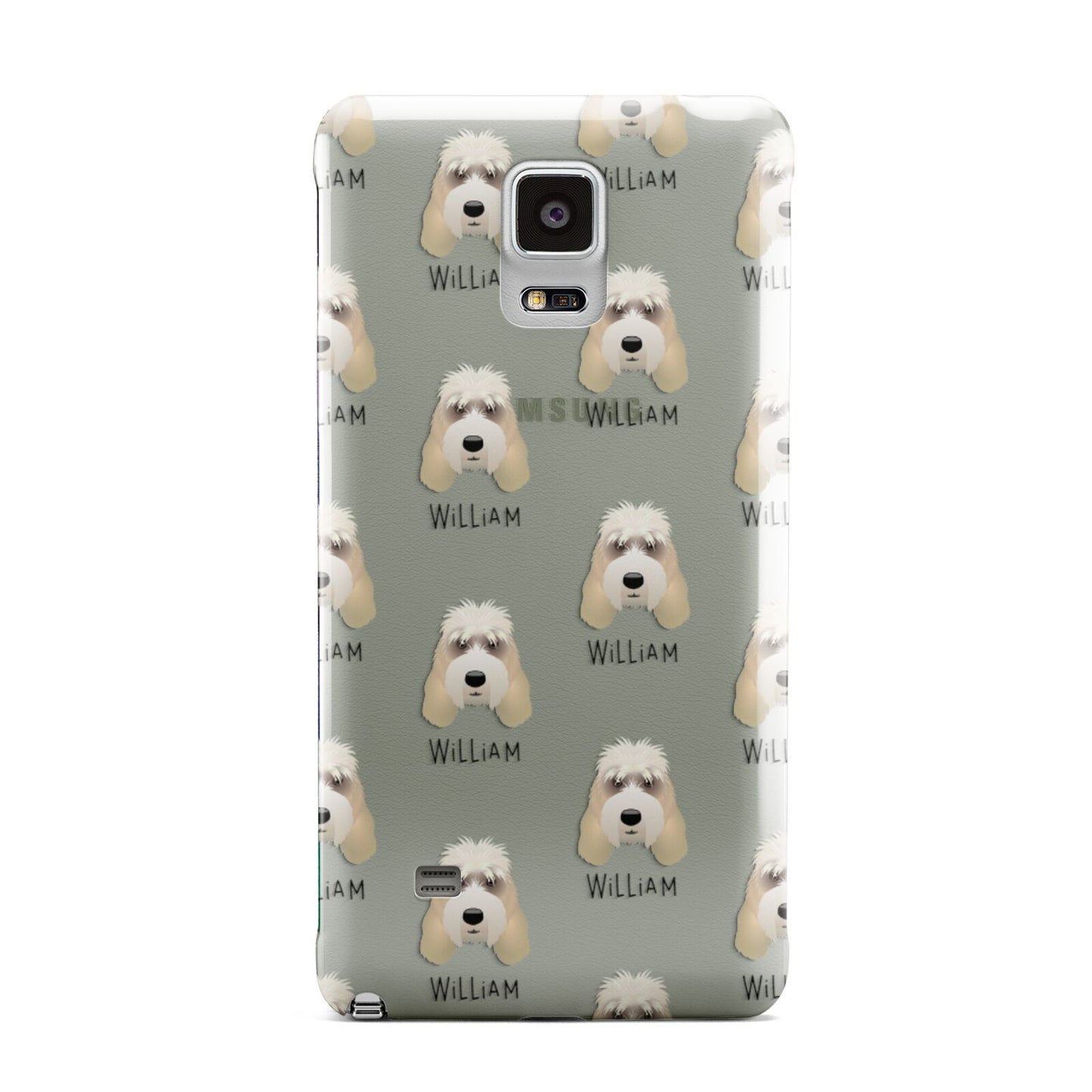 Grand Basset Griffon Vendeen Icon with Name Samsung Galaxy Note 4 Case