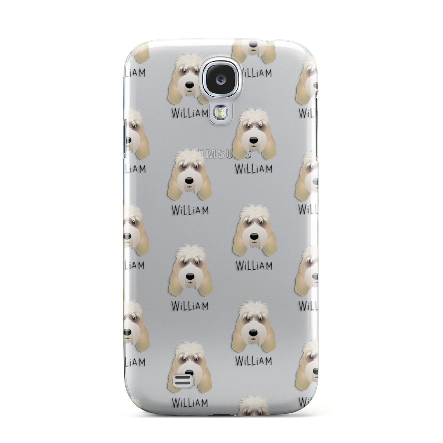Grand Basset Griffon Vendeen Icon with Name Samsung Galaxy S4 Case