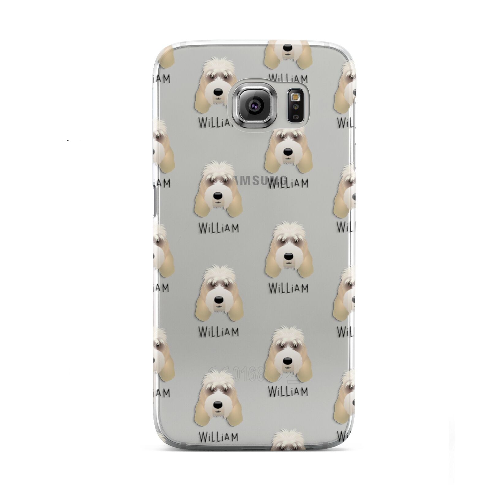 Grand Basset Griffon Vendeen Icon with Name Samsung Galaxy S6 Case
