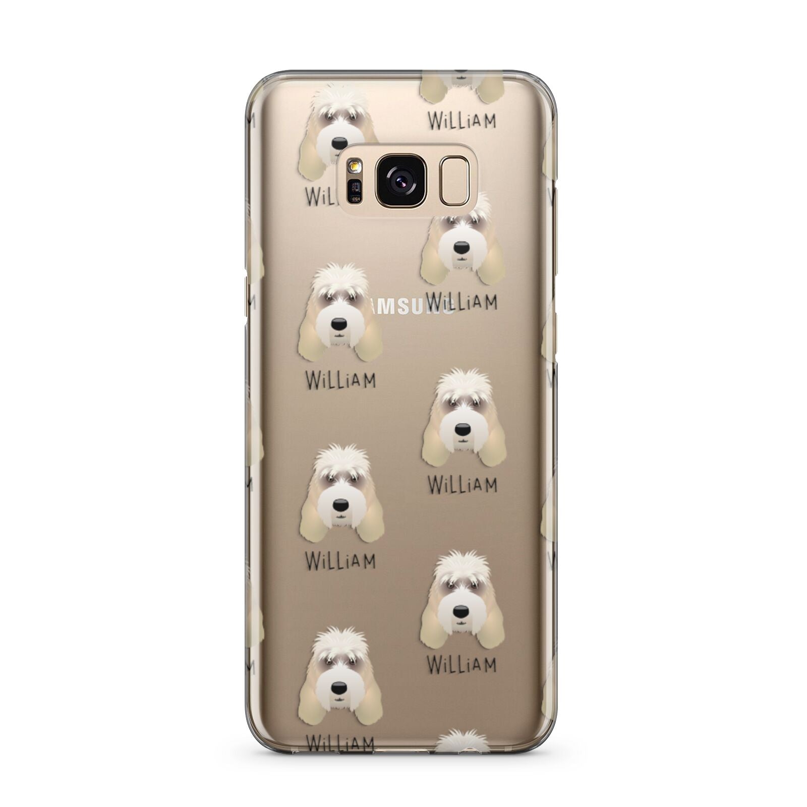 Grand Basset Griffon Vendeen Icon with Name Samsung Galaxy S8 Plus Case