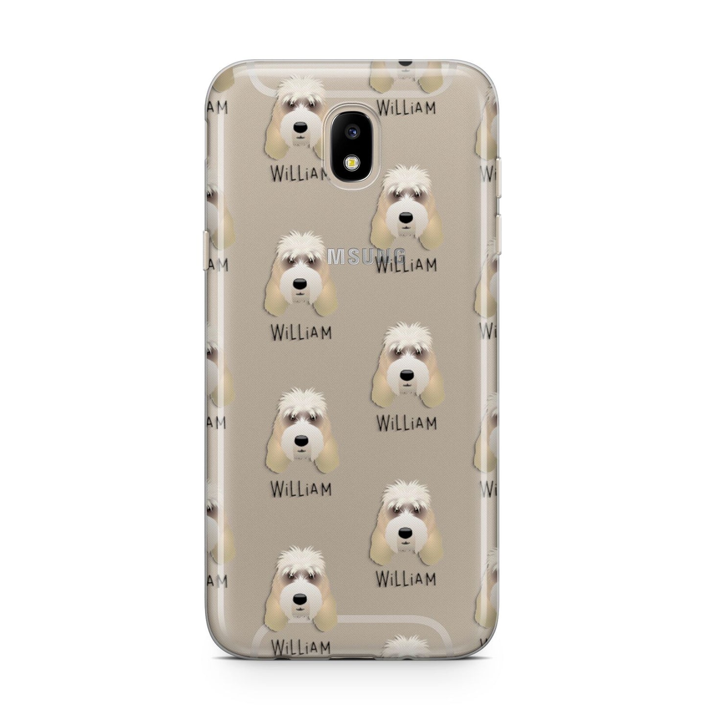 Grand Basset Griffon Vendeen Icon with Name Samsung J5 2017 Case