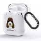 Grand Basset Griffon Vendeen Personalised AirPods Clear Case Side Image