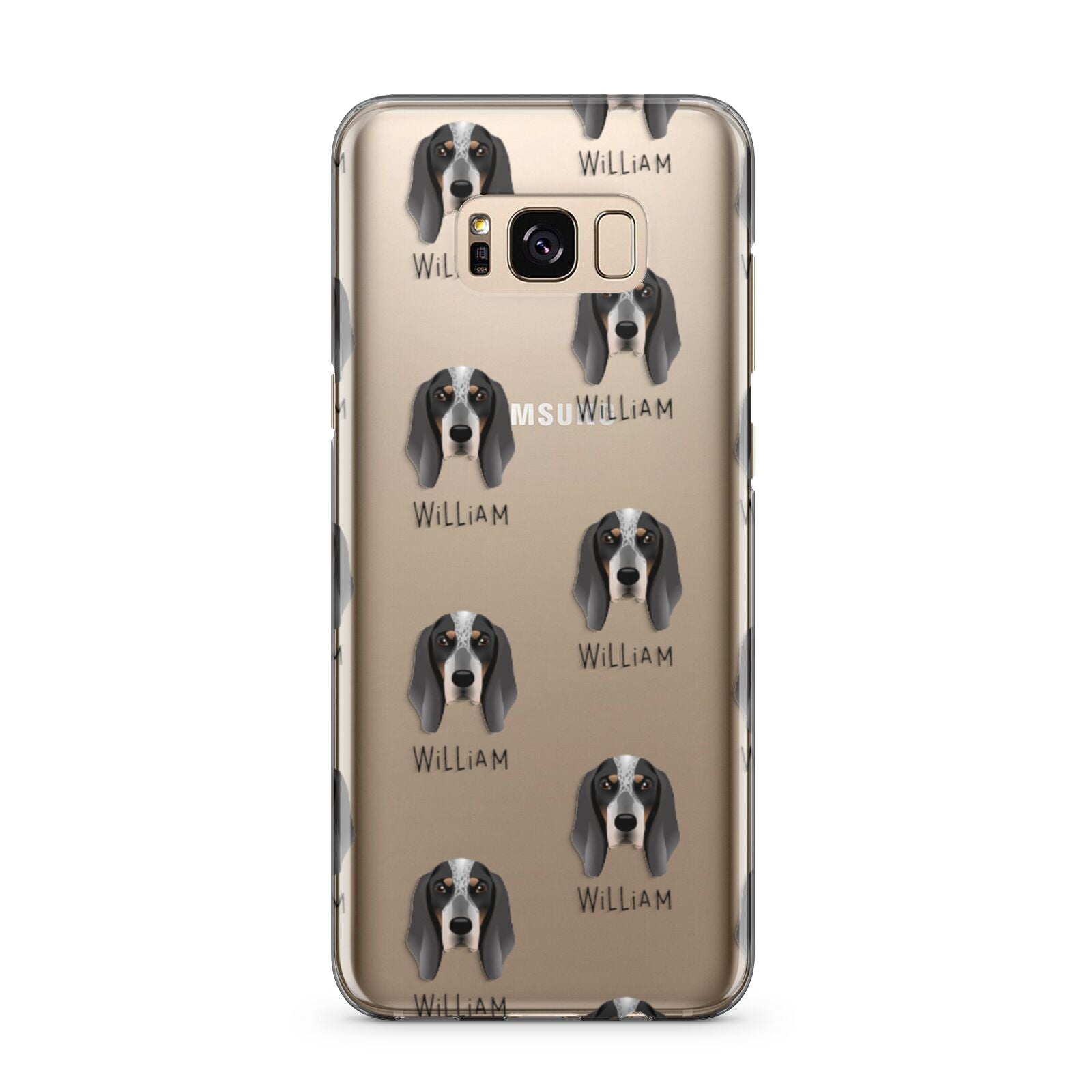 Grand Bleu De Gascogne Icon with Name Samsung Galaxy S8 Plus Case