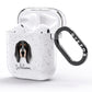 Grand Bleu De Gascogne Personalised AirPods Glitter Case Side Image
