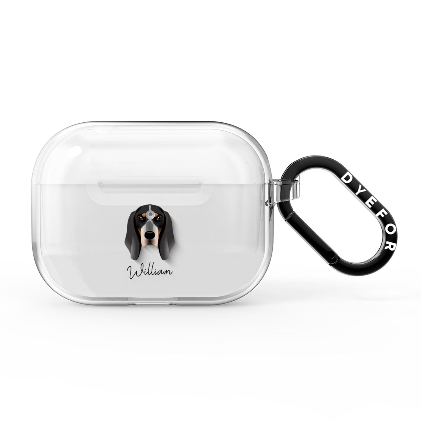 Grand Bleu De Gascogne Personalised AirPods Pro Clear Case