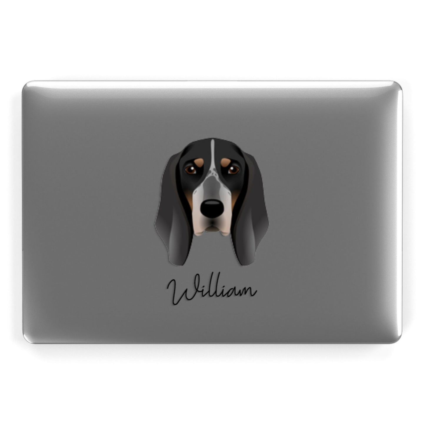 Grand Bleu De Gascogne Personalised Apple MacBook Case