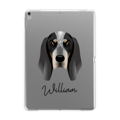 Grand Bleu De Gascogne Personalised Apple iPad Silver Case