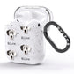 Great Dane Icon with Name AirPods Glitter Case Side Image