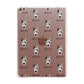 Great Dane Icon with Name Apple iPad Rose Gold Case