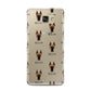 Great Dane Icon with Name Samsung Galaxy A7 2016 Case on gold phone