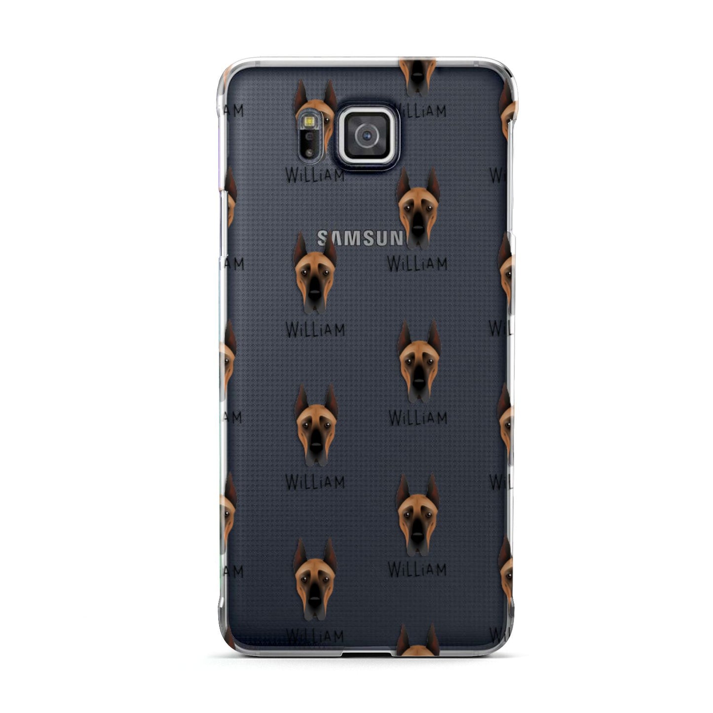 Great Dane Icon with Name Samsung Galaxy Alpha Case