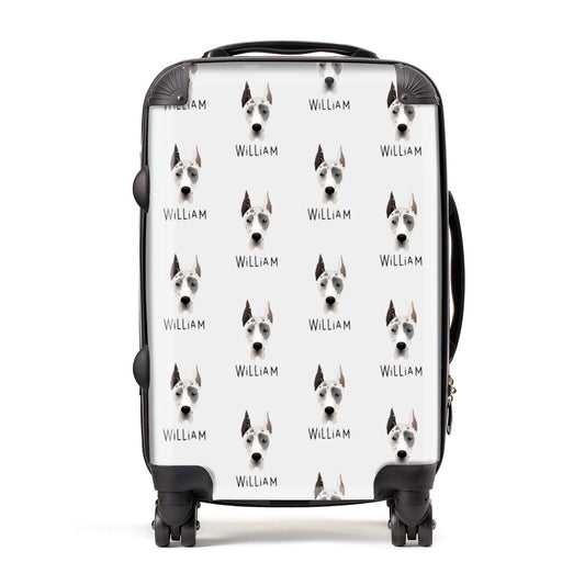 Great Dane Icon with Name Suitcase
