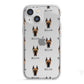 Great Dane Icon with Name iPhone 13 Mini TPU Impact Case with White Edges