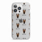 Great Dane Icon with Name iPhone 13 Pro TPU Impact Case with White Edges