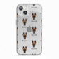 Great Dane Icon with Name iPhone 13 TPU Impact Case with White Edges