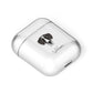 Great Dane Personalised AirPods Case Laid Flat