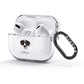 Great Dane Personalised AirPods Glitter Case 3rd Gen Side Image