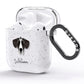 Great Dane Personalised AirPods Glitter Case Side Image