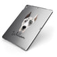 Great Dane Personalised Apple iPad Case on Grey iPad Side View