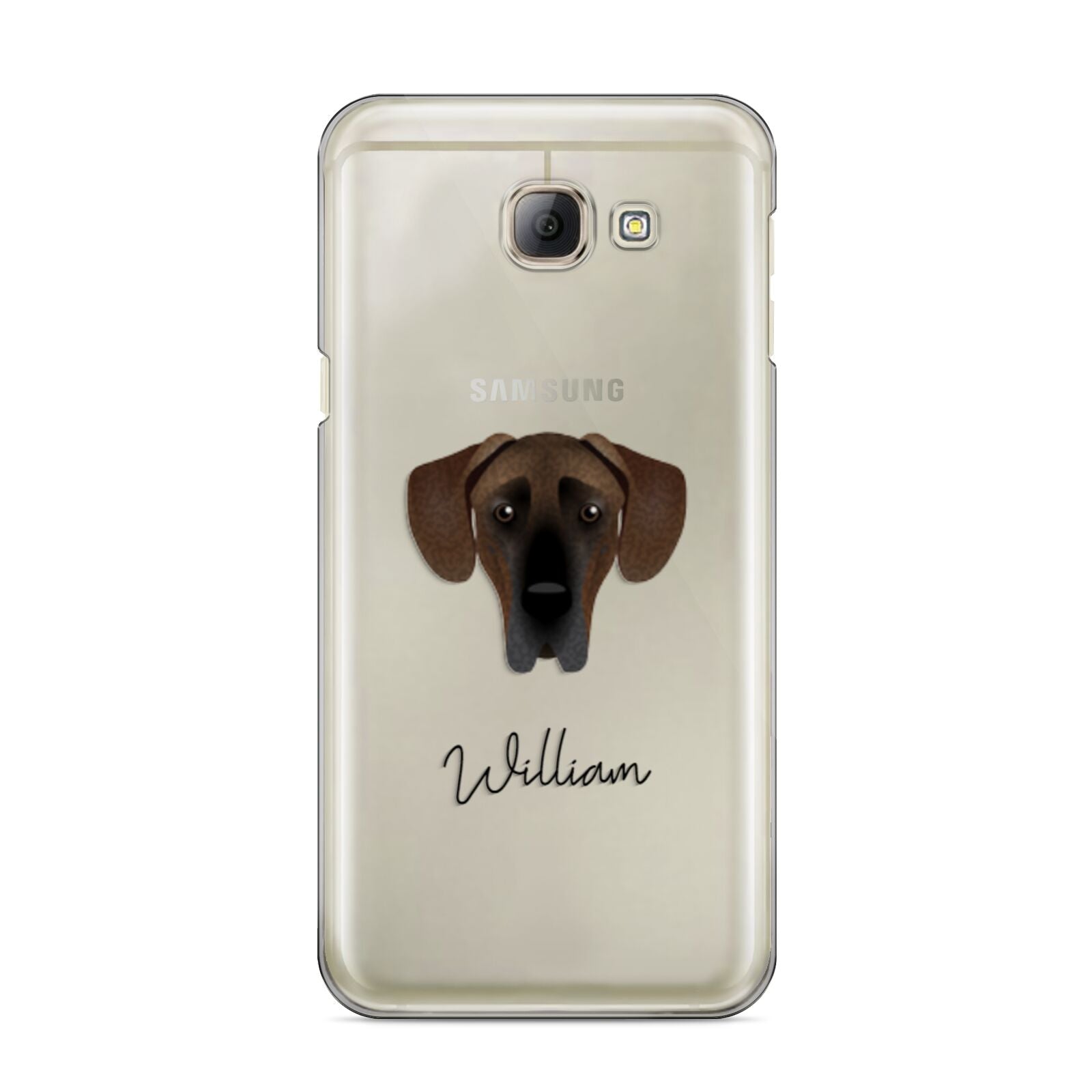 Great Dane Personalised Samsung Galaxy A8 2016 Case