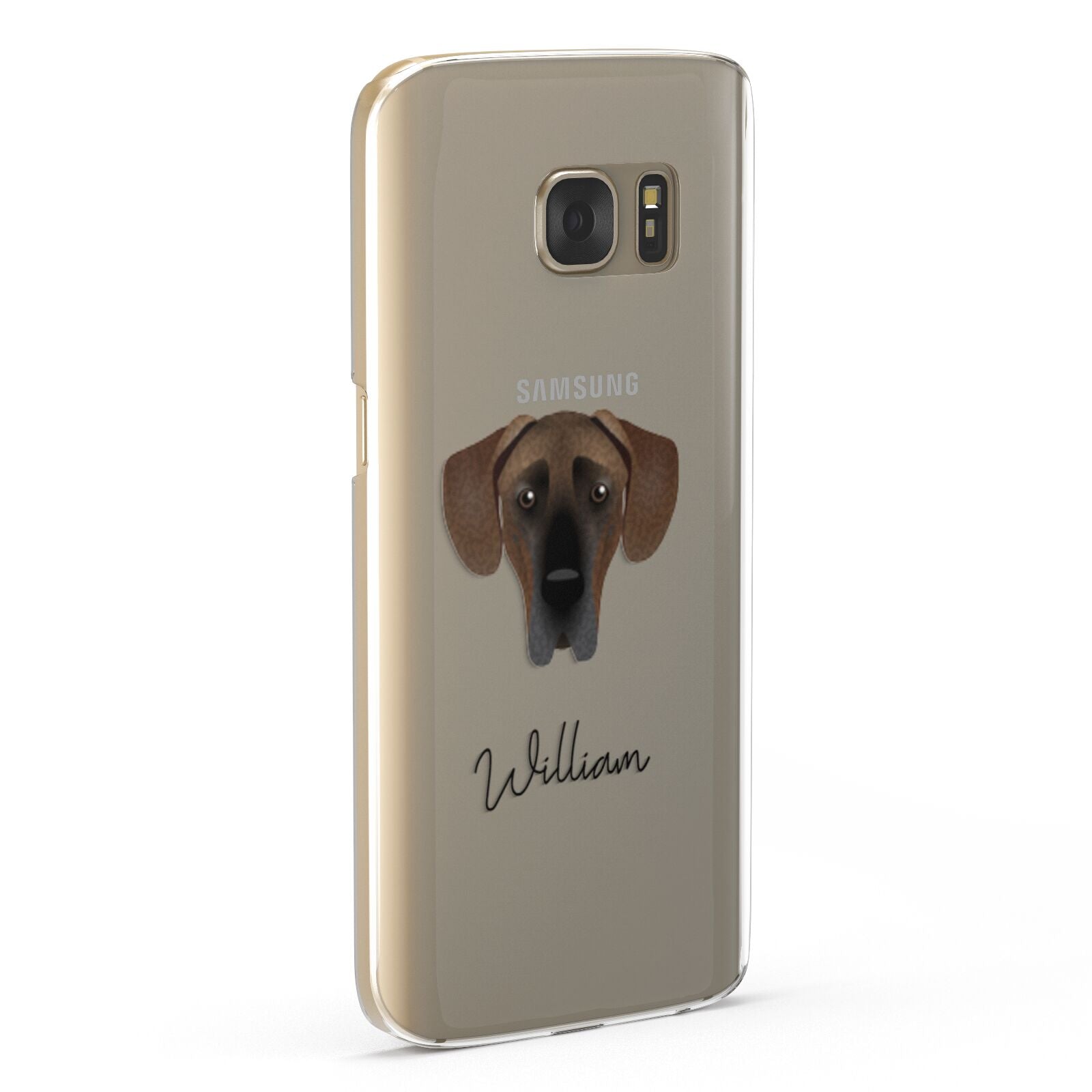 Great Dane Personalised Samsung Galaxy Case Fourty Five Degrees