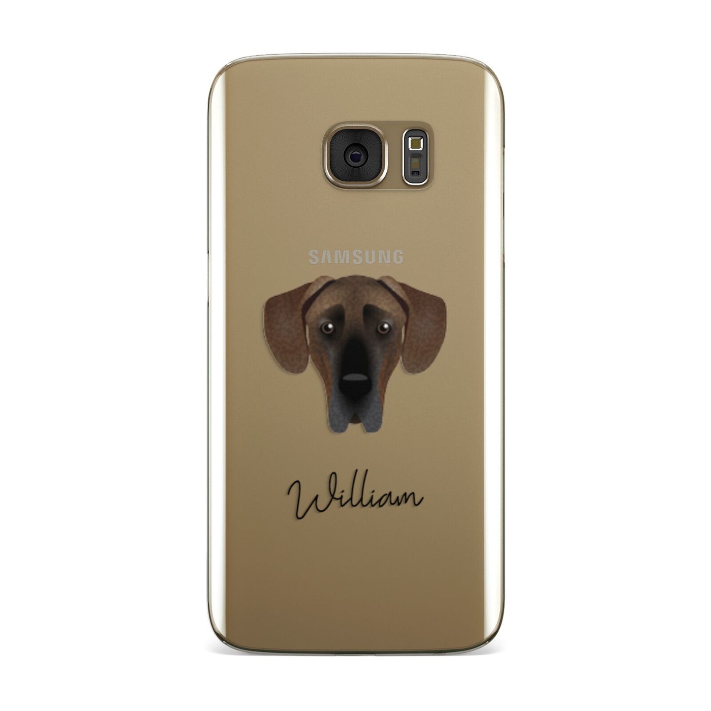 Great Dane Personalised Samsung Galaxy Case