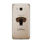 Great Dane Personalised Samsung Galaxy J7 2016 Case on gold phone