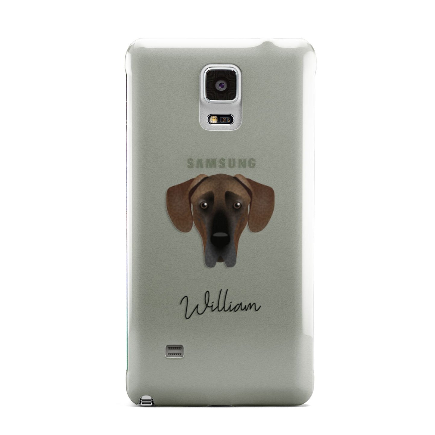 Great Dane Personalised Samsung Galaxy Note 4 Case