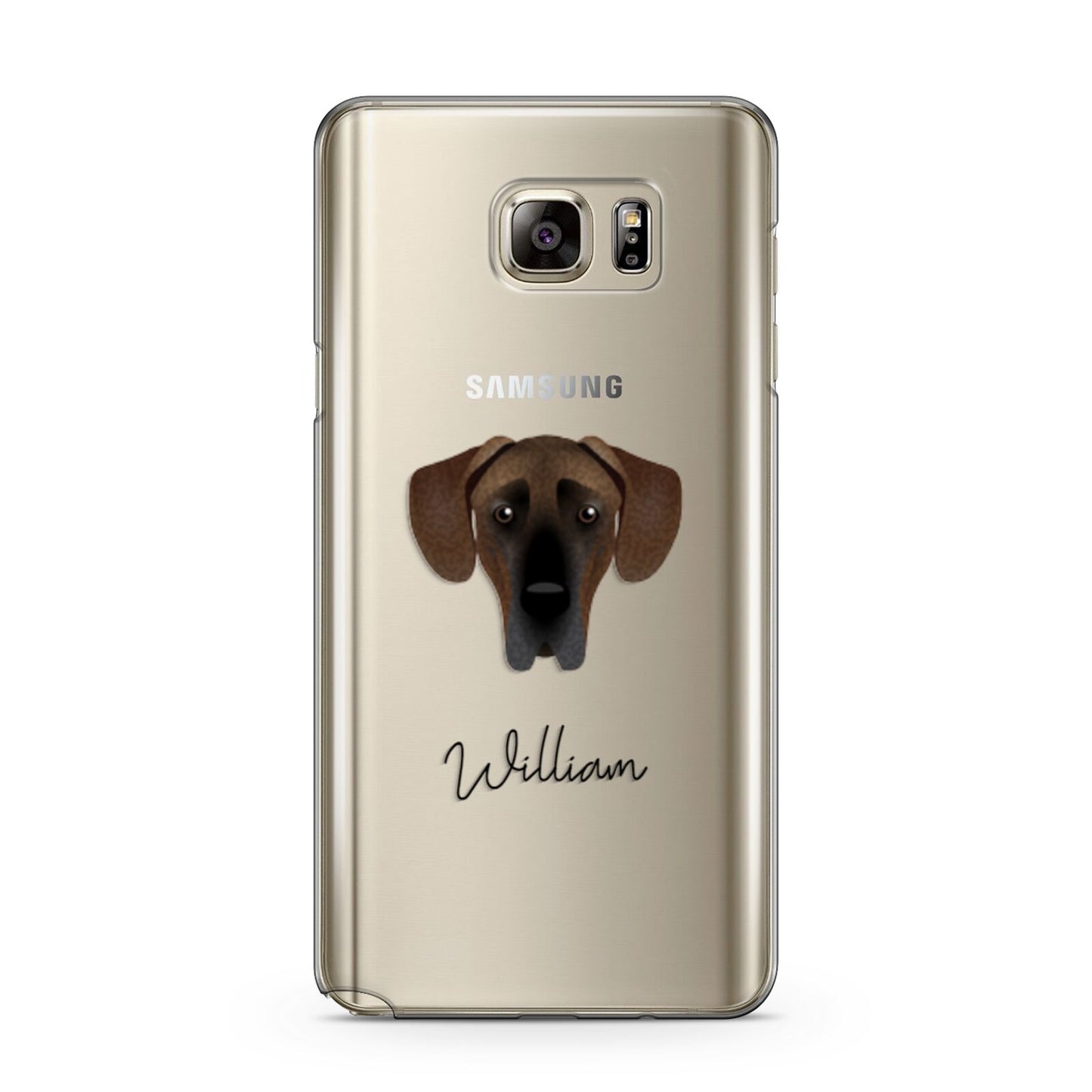 Great Dane Personalised Samsung Galaxy Note 5 Case