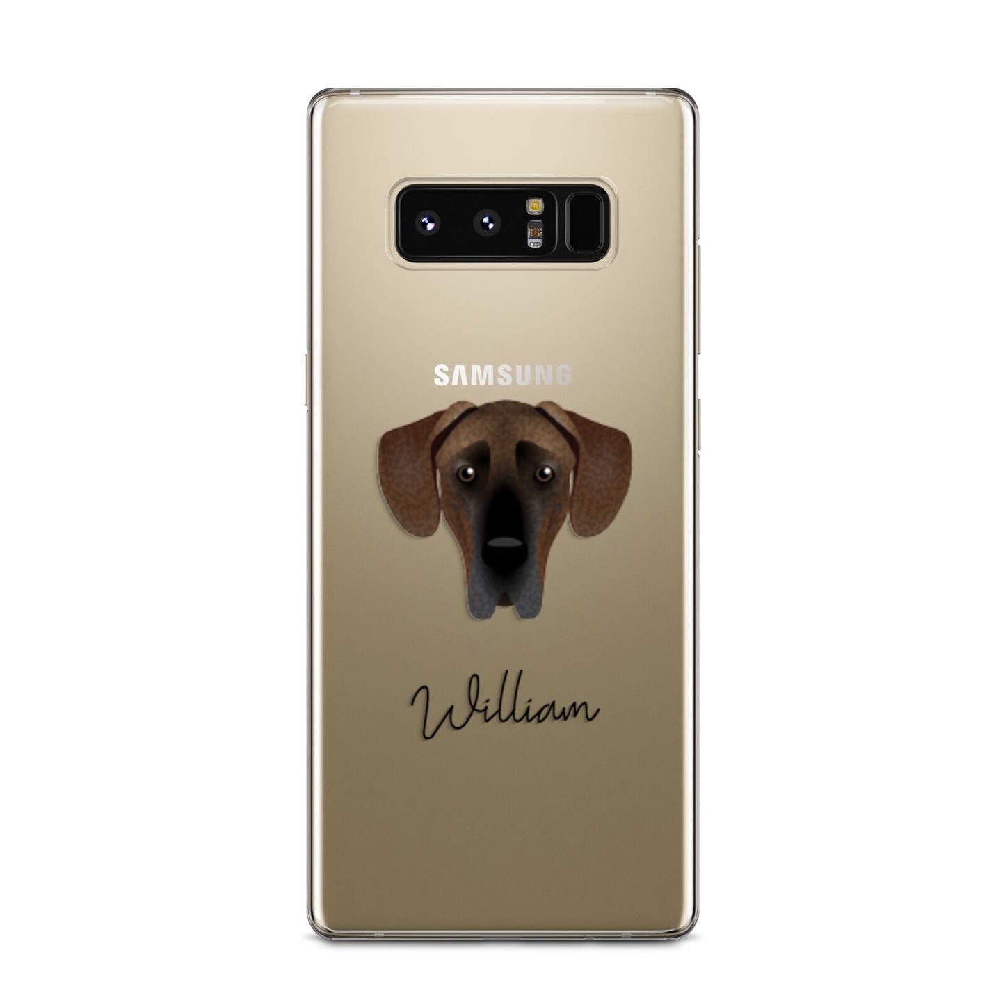 Great Dane Personalised Samsung Galaxy Note 8 Case