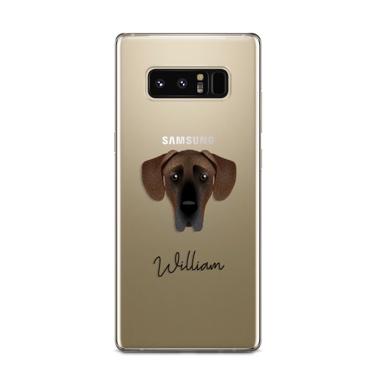 Great Dane Personalised Samsung Galaxy Note 8 Case