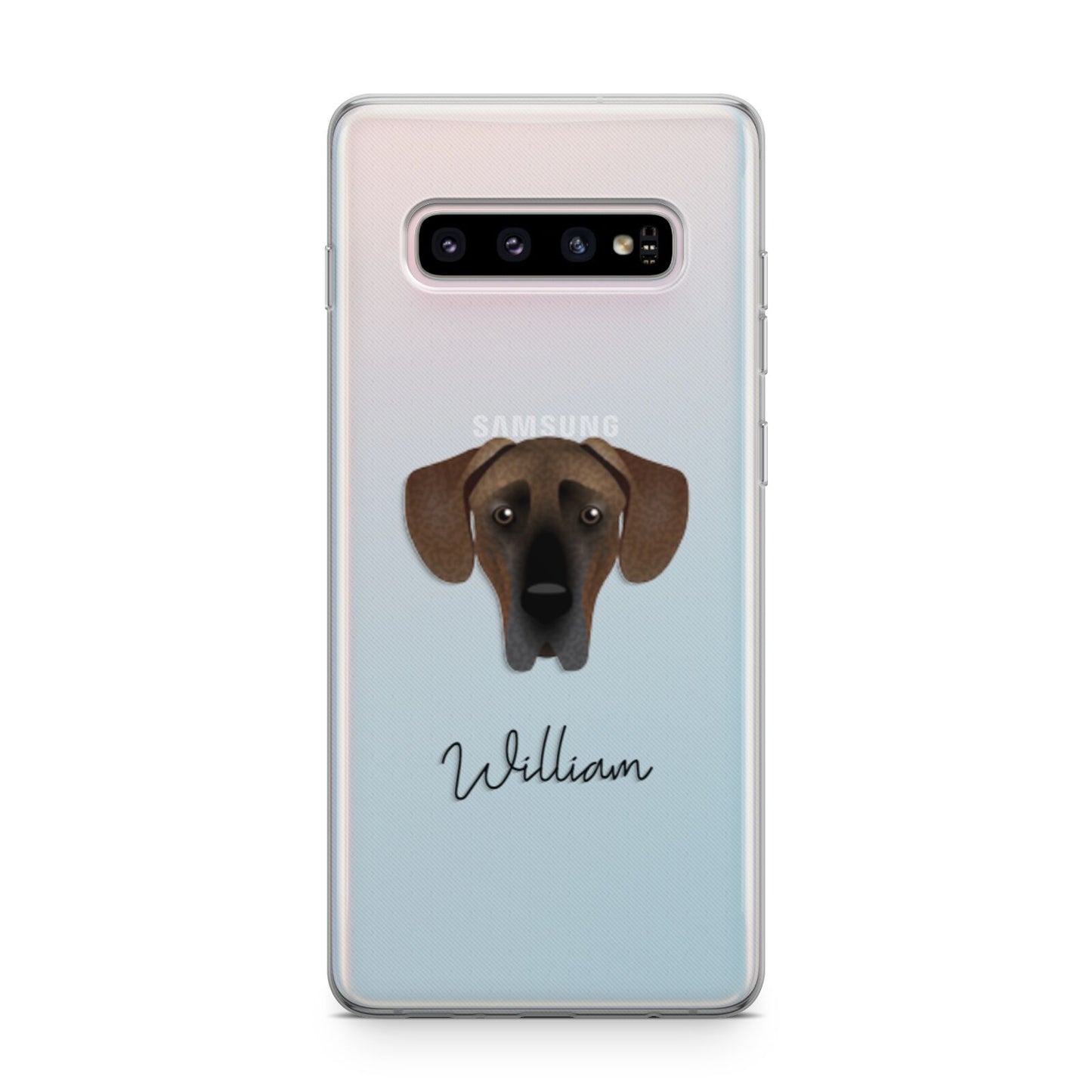 Great Dane Personalised Samsung Galaxy S10 Plus Case