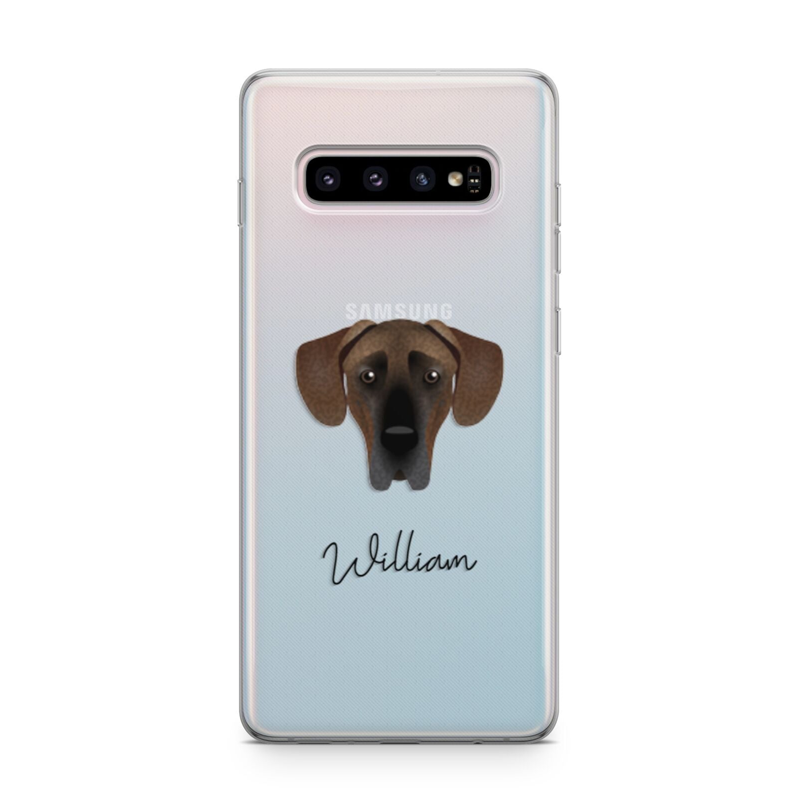 Great Dane Personalised Samsung Galaxy S10 Plus Case