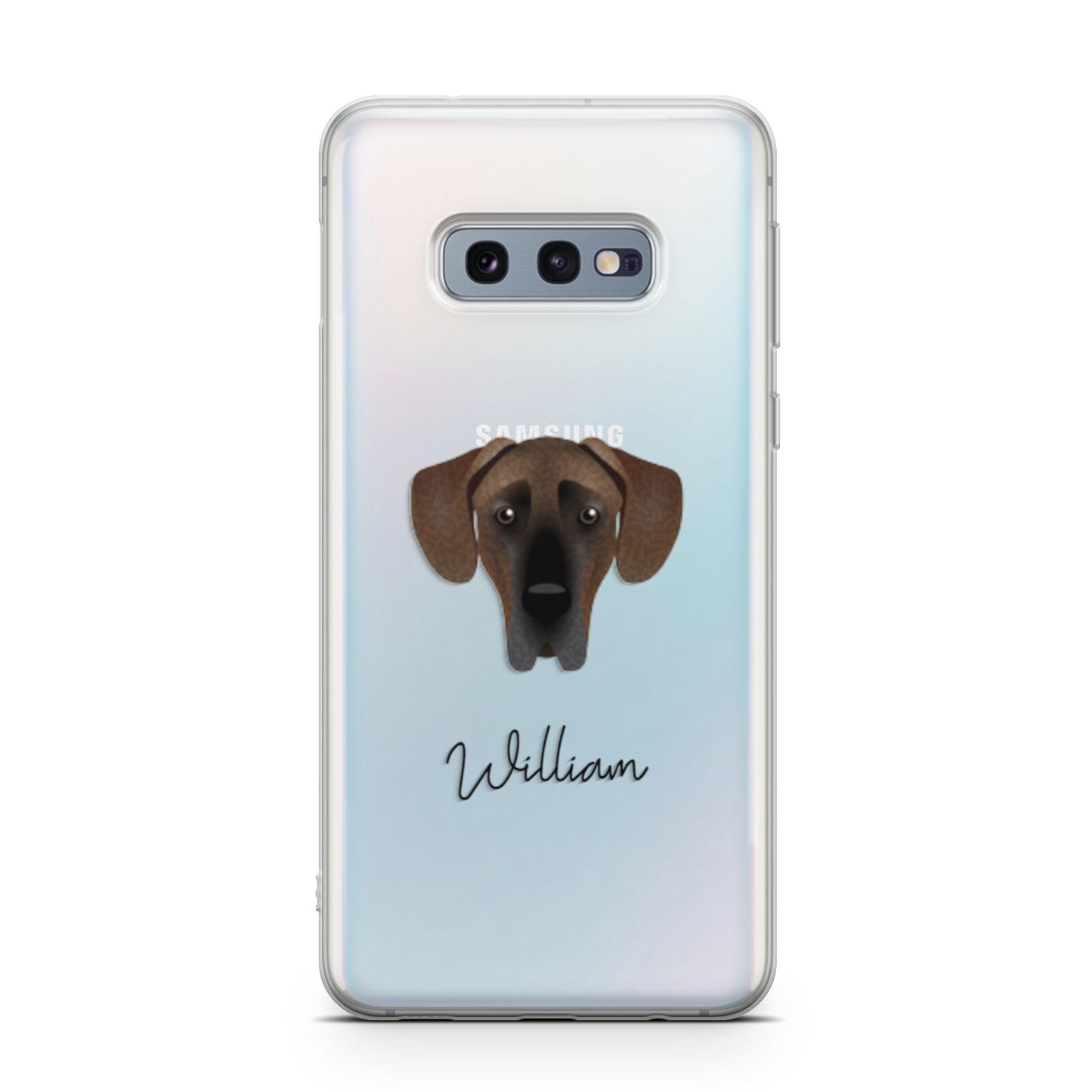 Great Dane Personalised Samsung Galaxy S10E Case