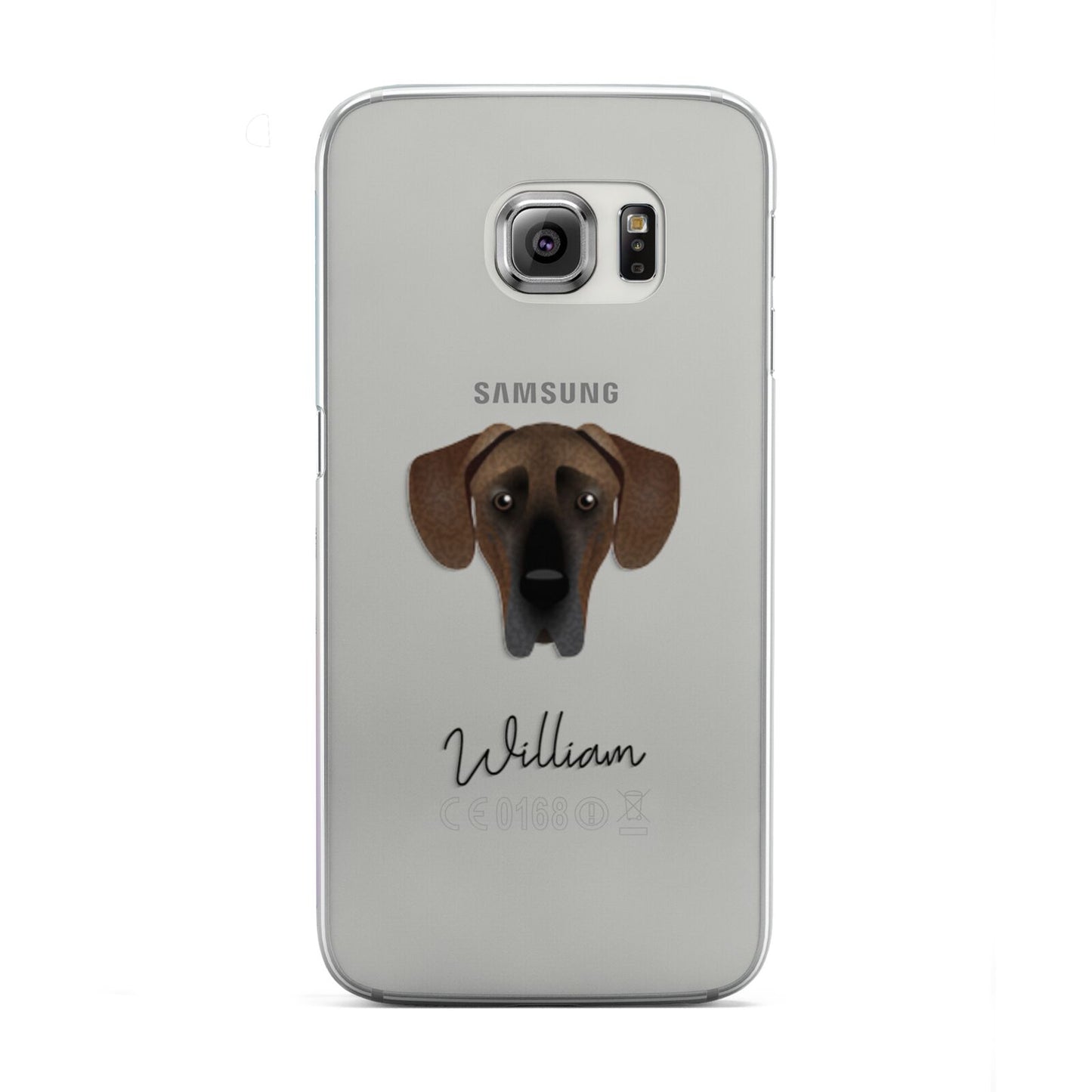 Great Dane Personalised Samsung Galaxy S6 Edge Case