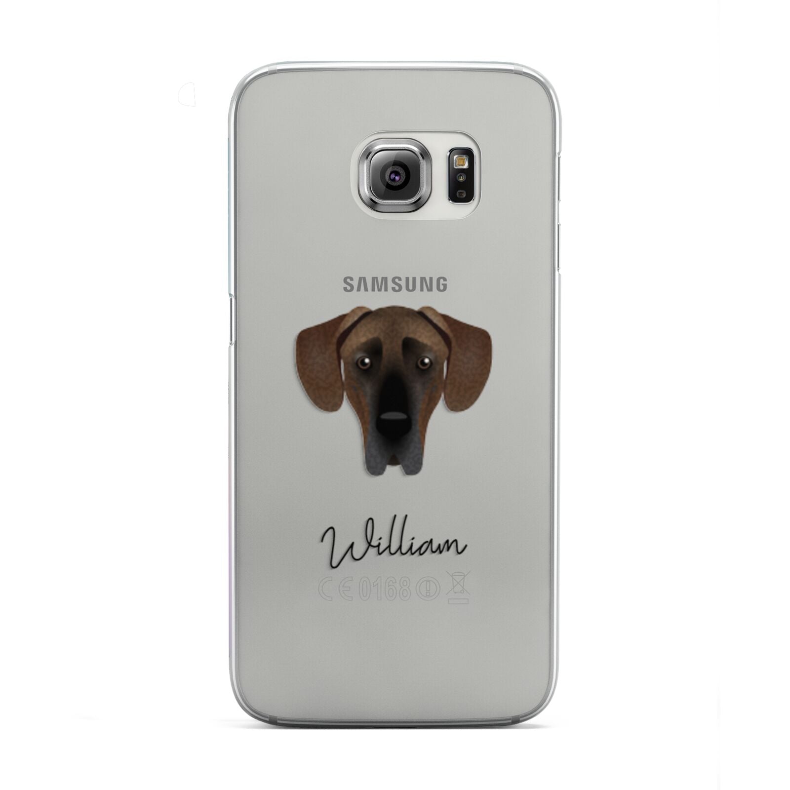 Great Dane Personalised Samsung Galaxy S6 Edge Case
