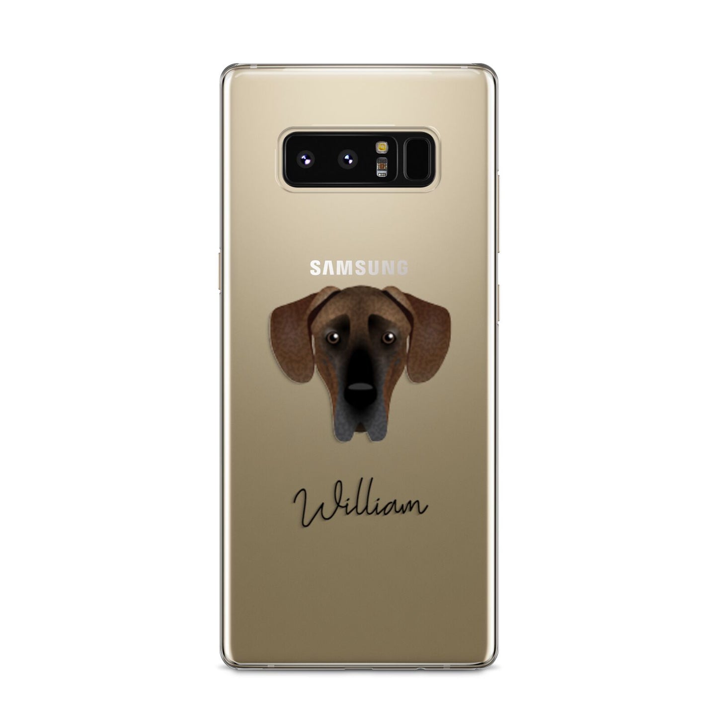 Great Dane Personalised Samsung Galaxy S8 Case