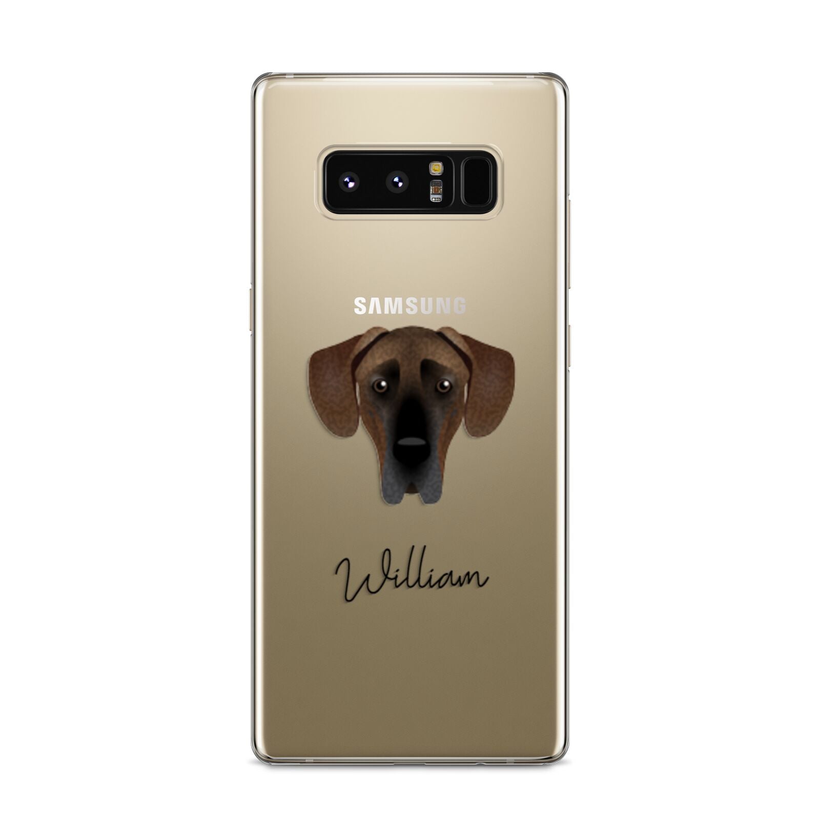 Great Dane Personalised Samsung Galaxy S8 Case