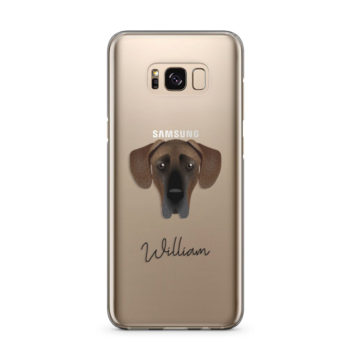 Great Dane Personalised Samsung Galaxy S8 Plus Case