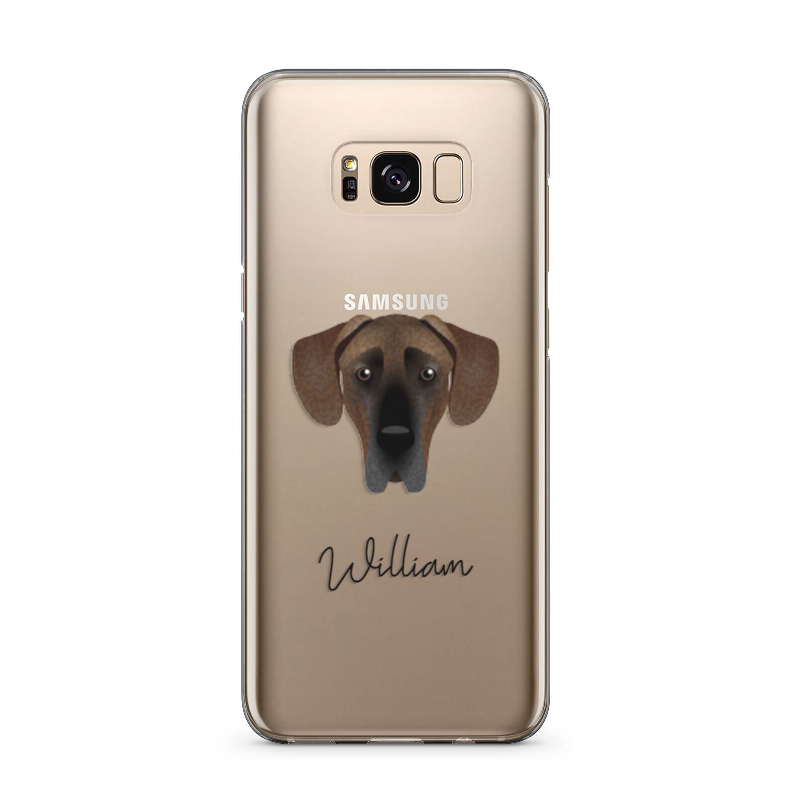 Great Dane Personalised Samsung Galaxy S8 Plus Case