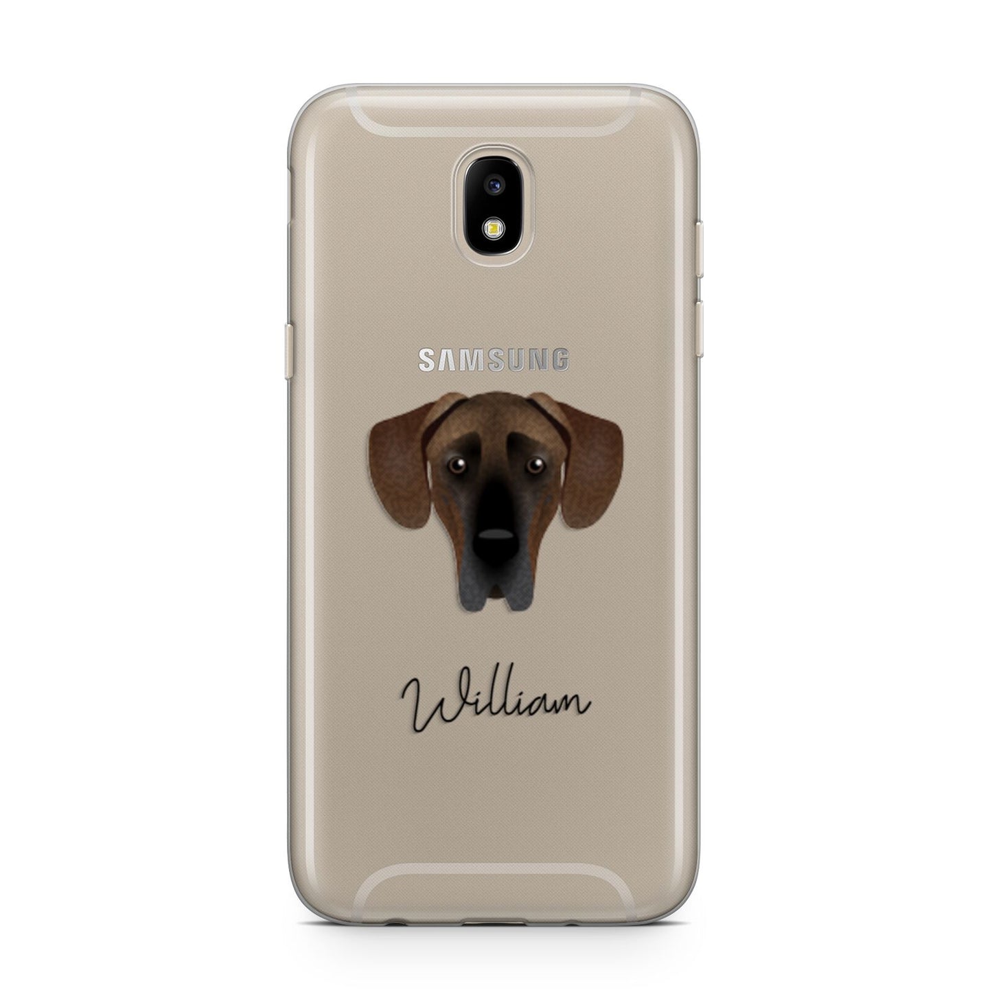 Great Dane Personalised Samsung J5 2017 Case