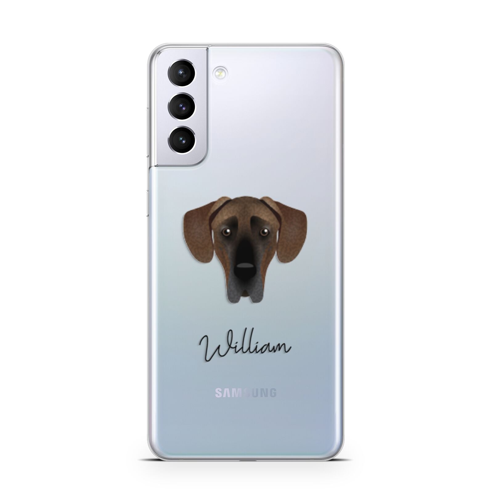 Great Dane Personalised Samsung S21 Plus Phone Case