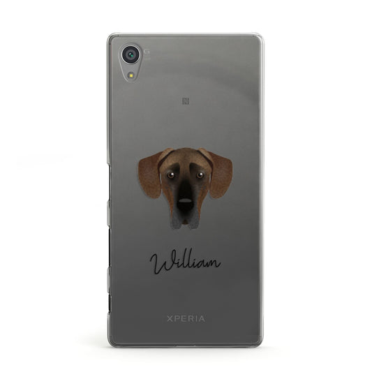 Great Dane Personalised Sony Xperia Case