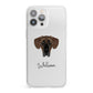Great Dane Personalised iPhone 13 Pro Max Clear Bumper Case