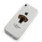 Great Dane Personalised iPhone 8 Bumper Case on Silver iPhone Alternative Image