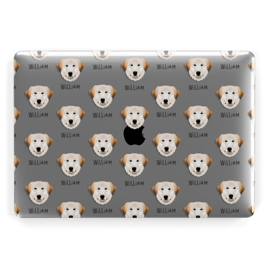 Great Pyrenees Icon with Name Apple MacBook Case