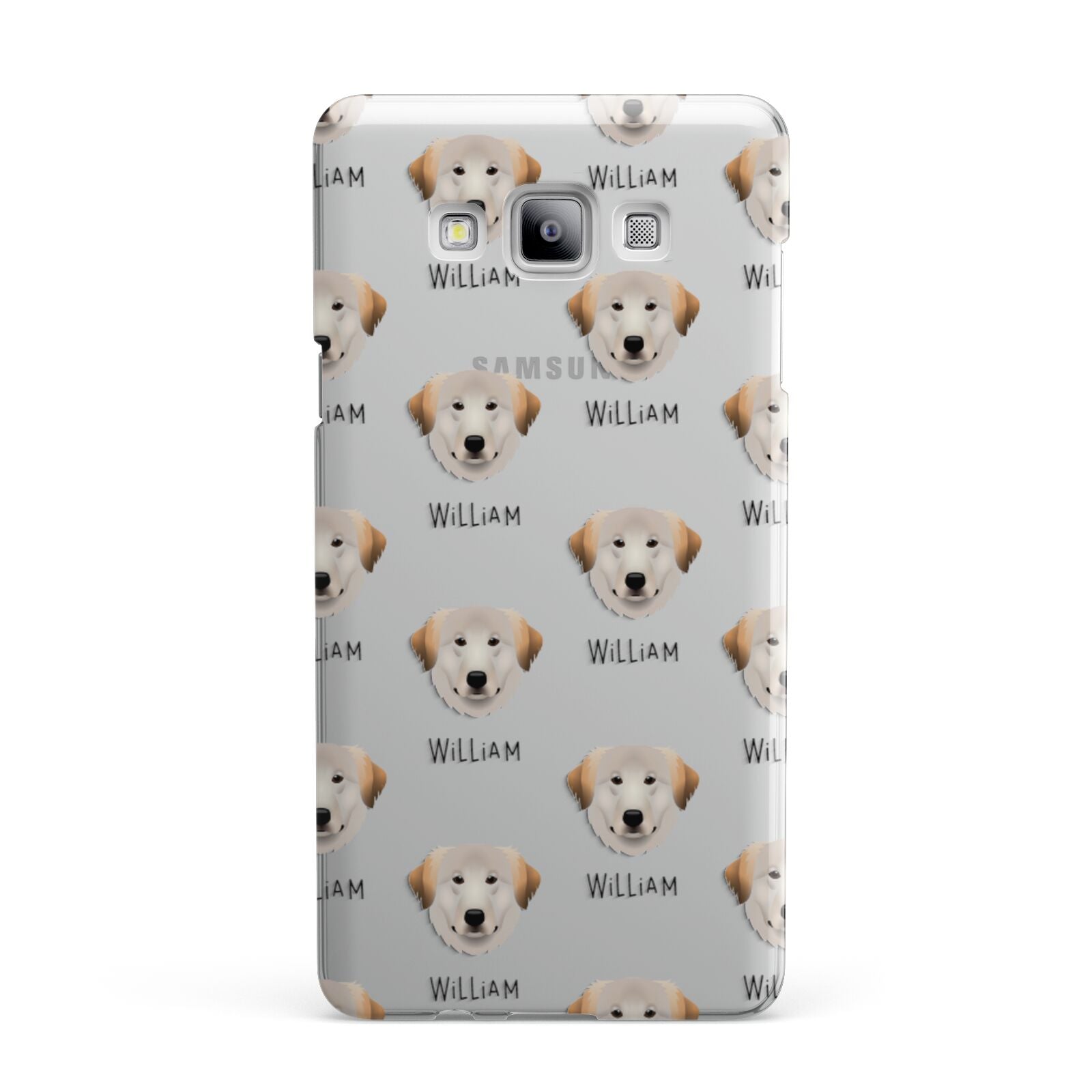 Great Pyrenees Icon with Name Samsung Galaxy A7 2015 Case